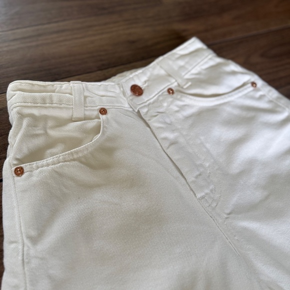 Bite Studios W24 L30 | White Wide Leg High Waist Denim Jeans - Picture 5 of 11